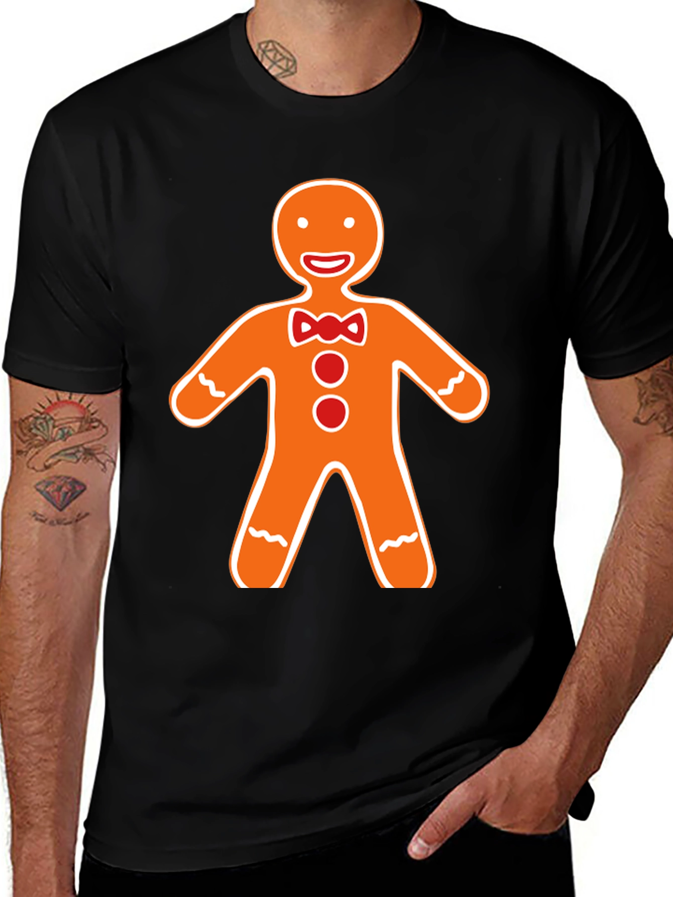 Variant 6 of Gingerbread Man Christmas T-Shirt