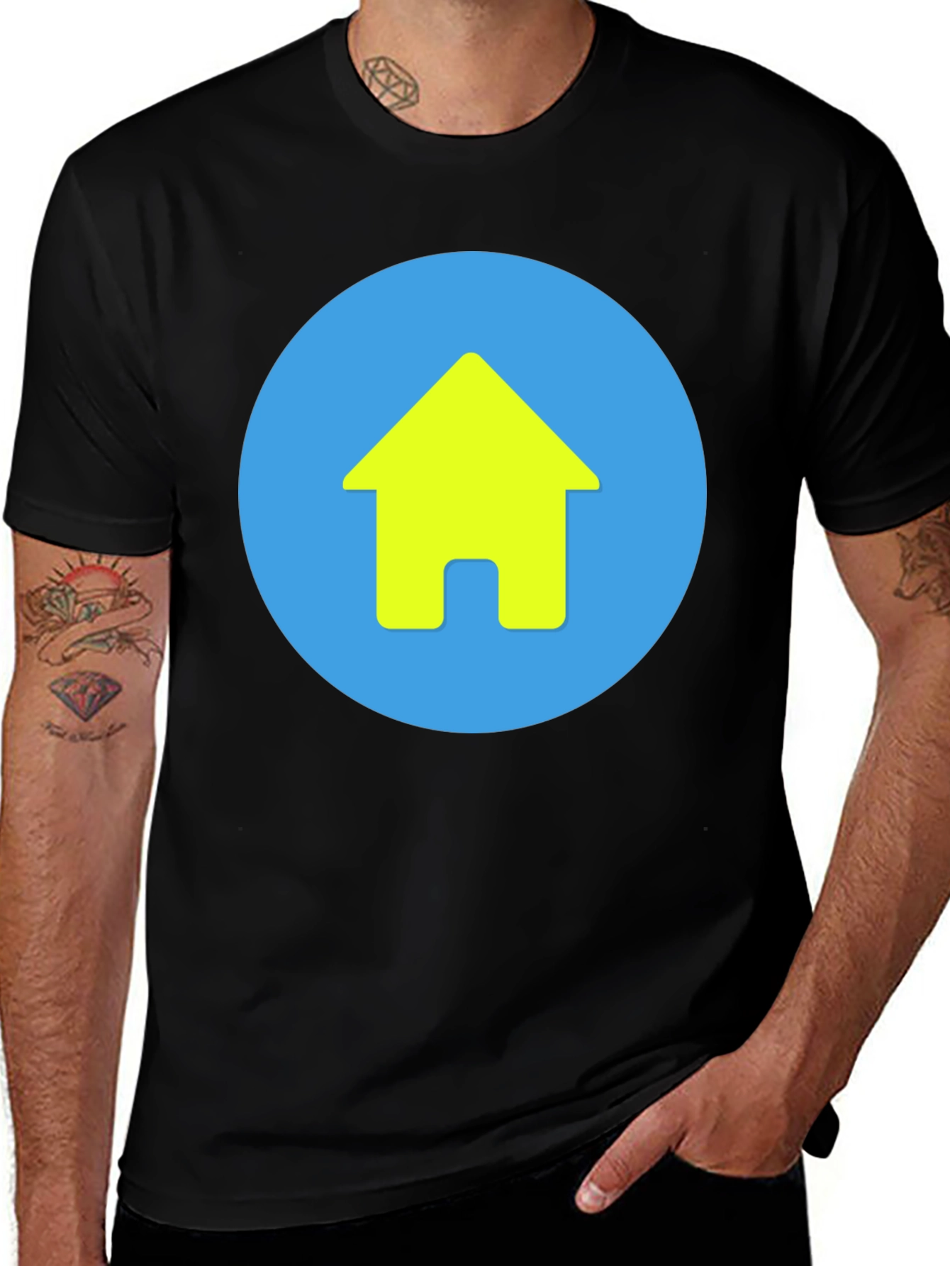 Variant 13 of Home Icon T-Shirt - Modern Graphic Tee