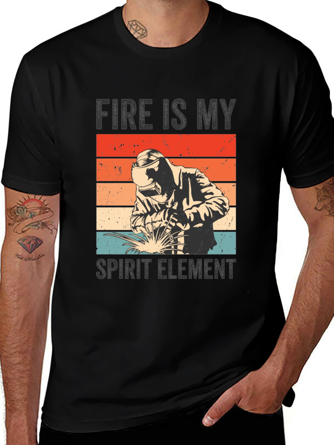 Fire is My Spirit Element T-Shirt