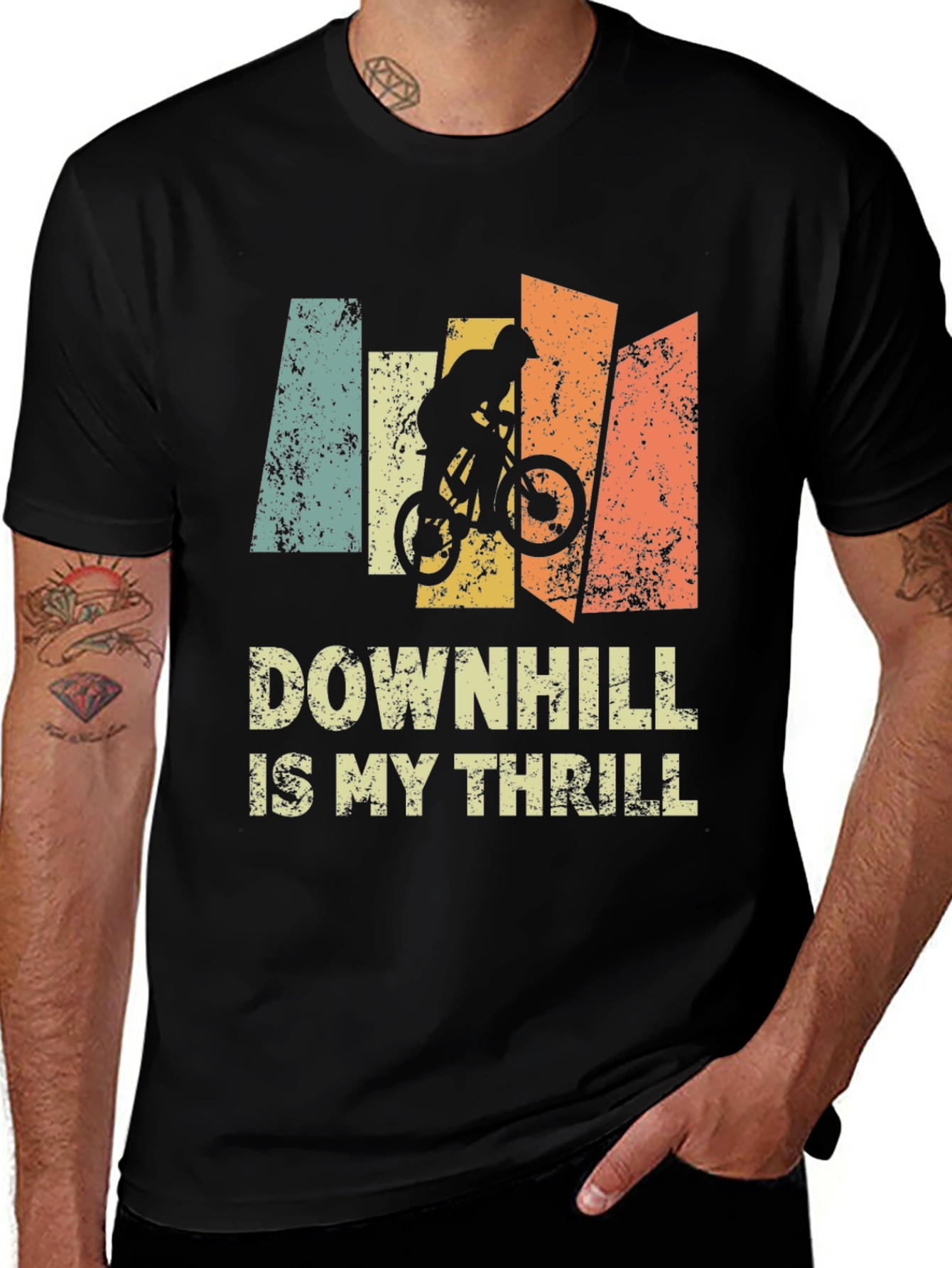 Variant 21 of Downhill is My Thrill T-Shirt