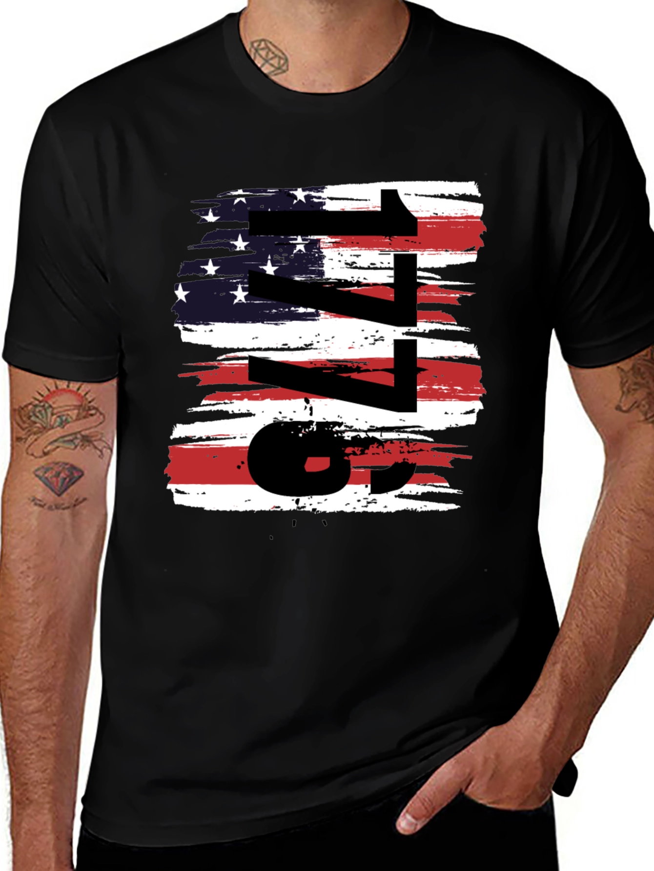 Variant 22 of Patriotic 1776 Graphic Tee