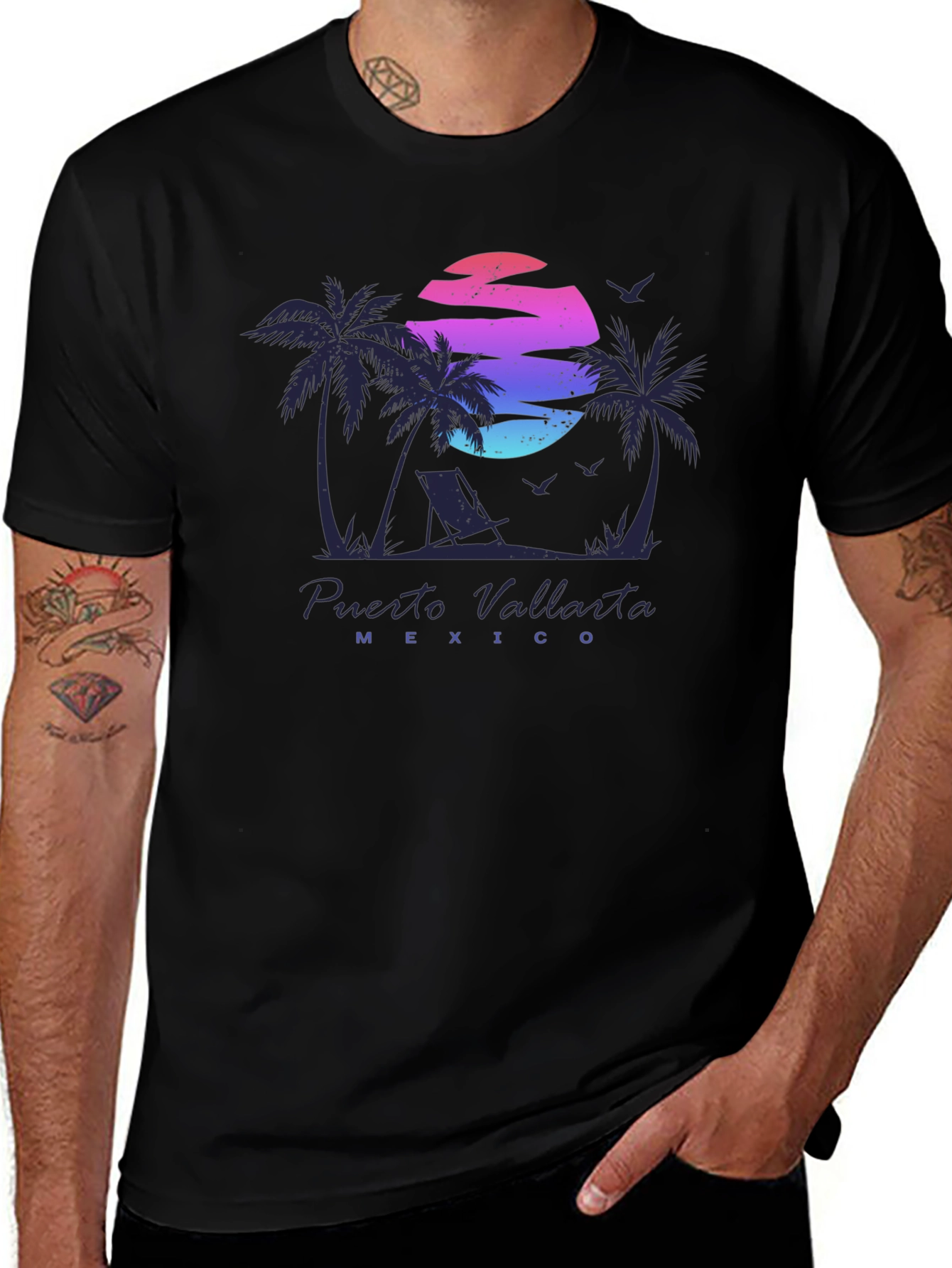 Variant 10 of Puerto Vallarta Mexico Sunset T-Shirt