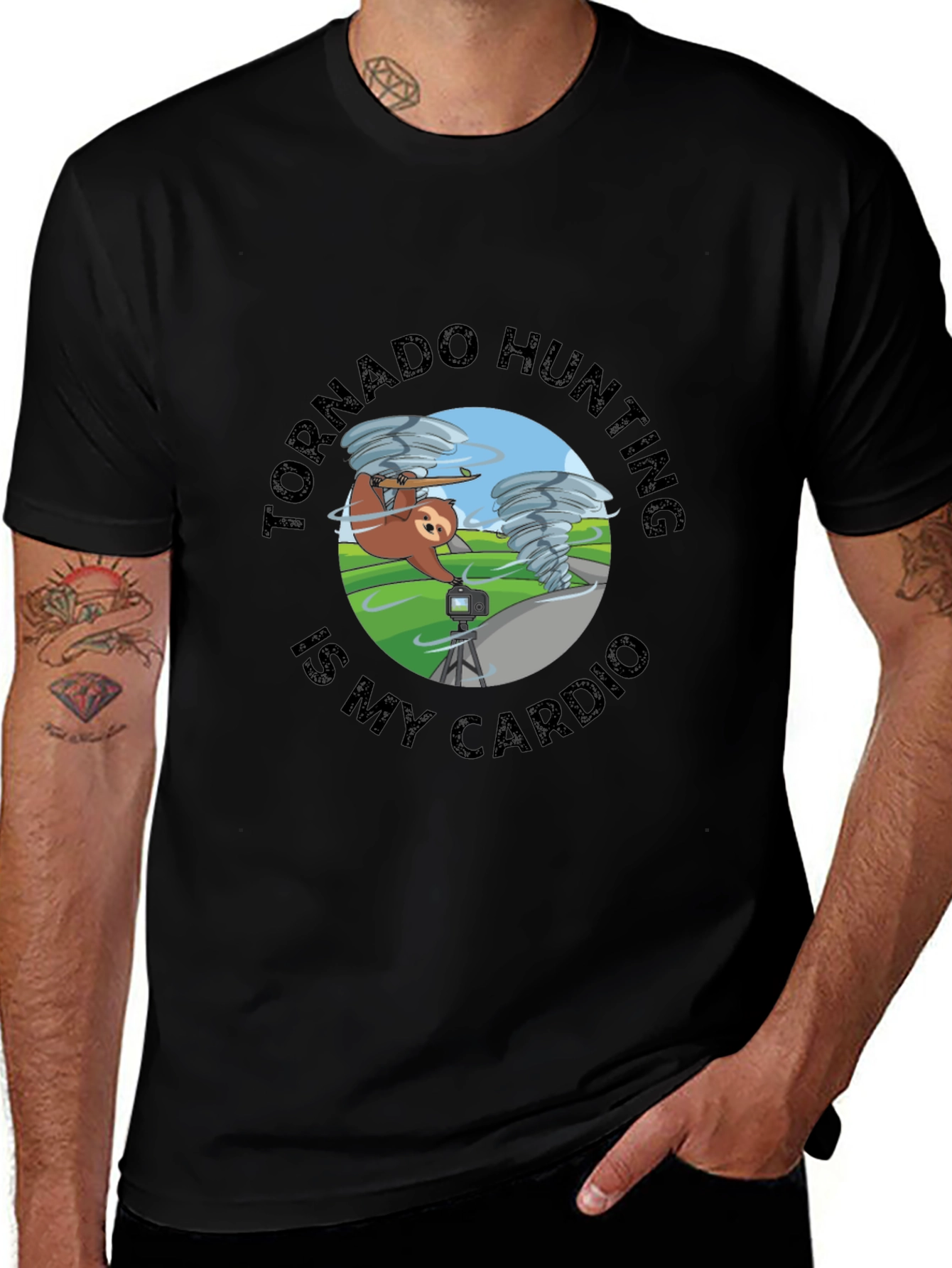 Variant 7 of Tornado Hunting Cardio T-Shirt
