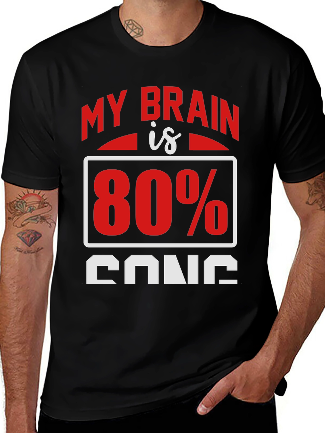 Variant 16 of My Brain is 80% Song T-Shirt