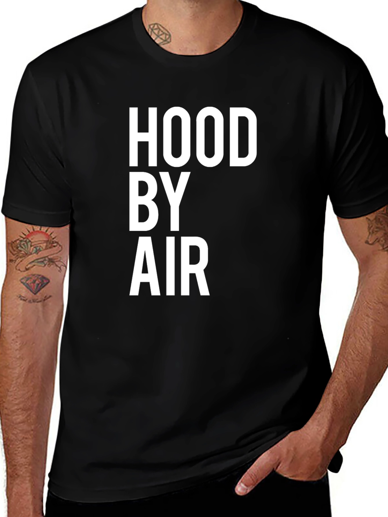 Variant 17 of Hood By Air Black Graphic Tee