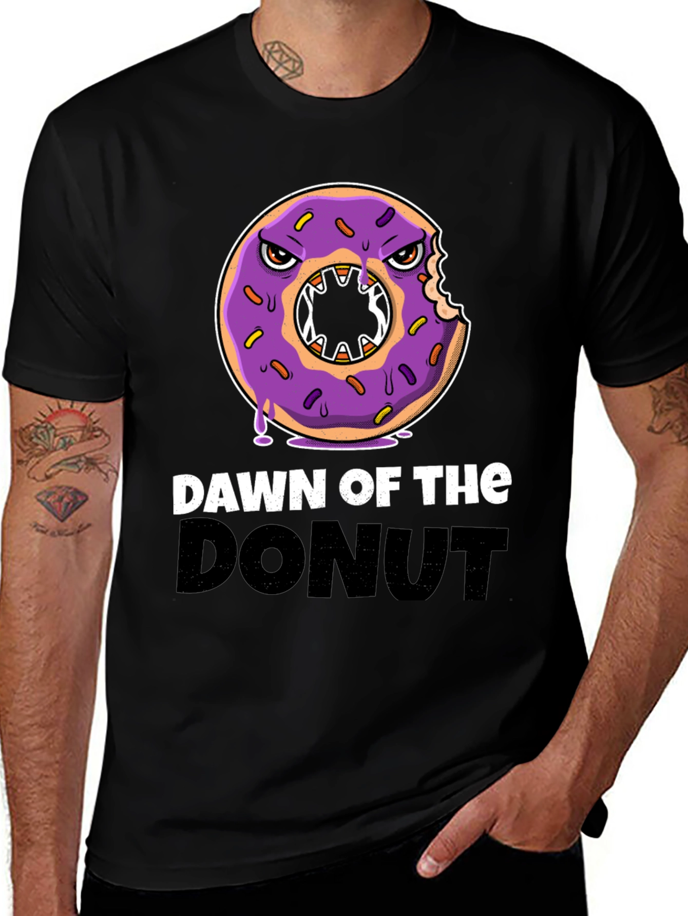 Variant 13 of Dawn of the Donut Graphic T-Shirt
