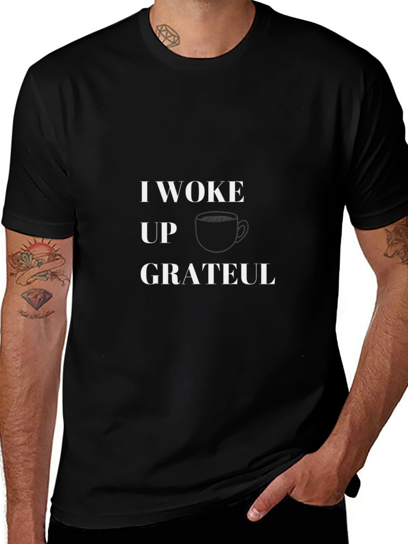 Variant 27 of I Woke Up Grateful Graphic T-Shirt