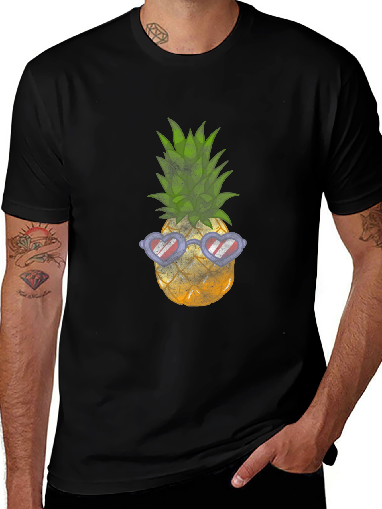 Variant 19 of Cool Pineapple Graphic T-Shirt