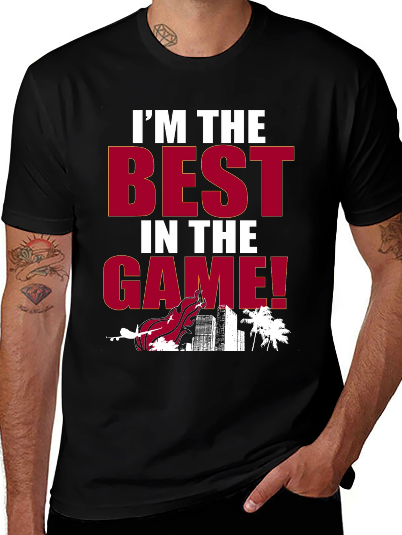 Variant 2 of I'm the Best in the Game T-Shirt
