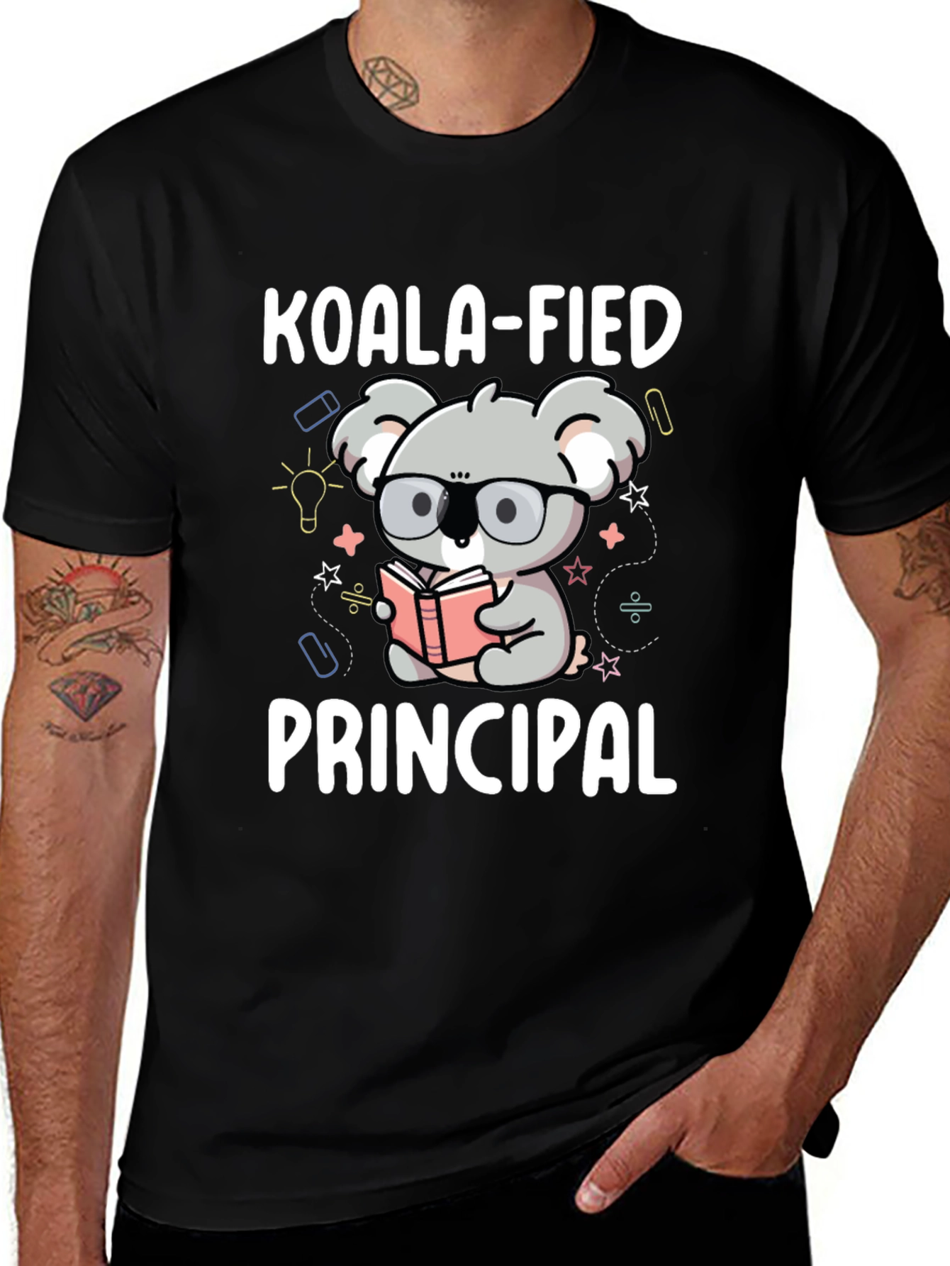 Koala-fied Principal Graphic T-Shirt