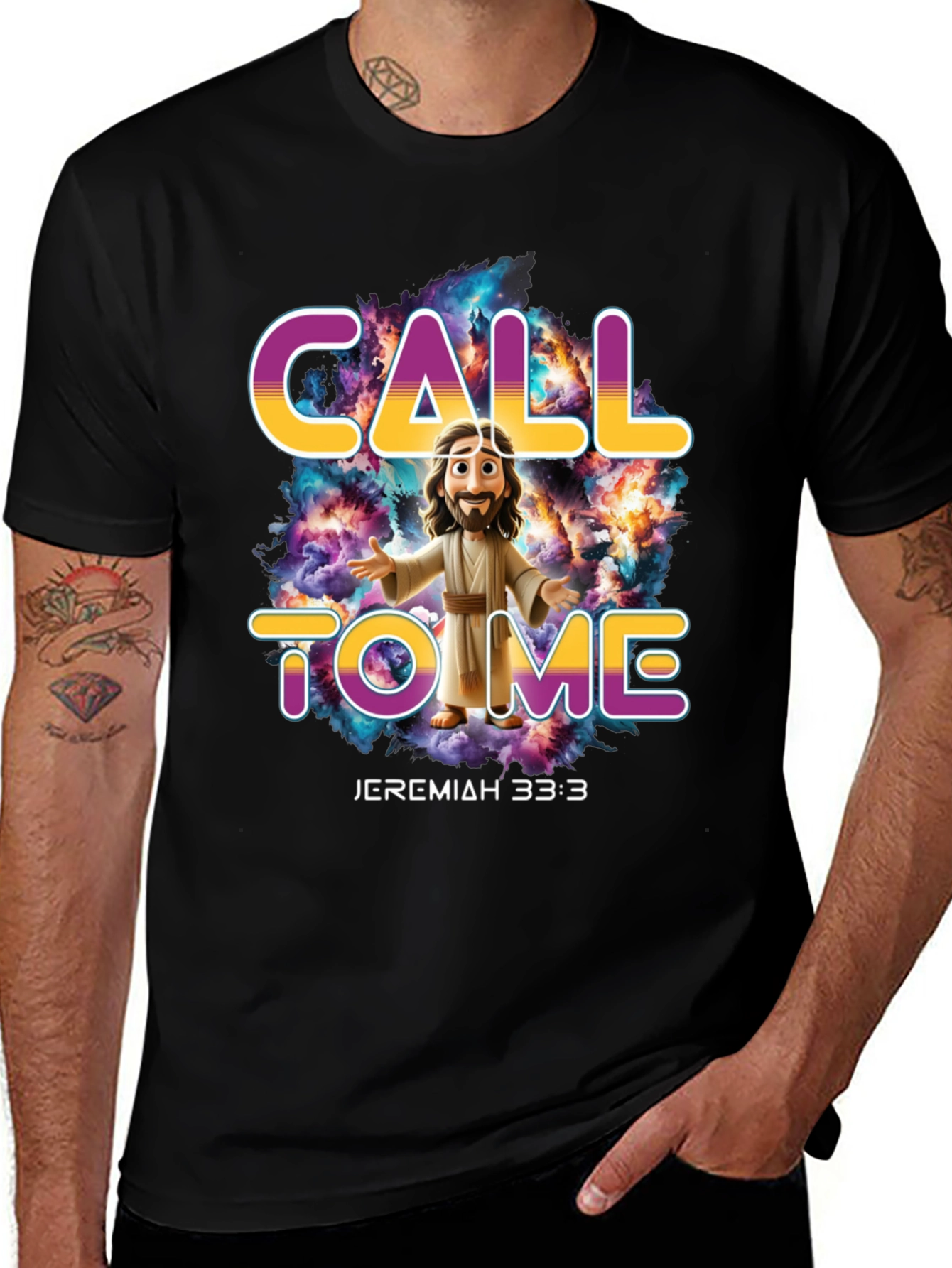 Call to Me Graphic Tee - Jeremiah 33:3