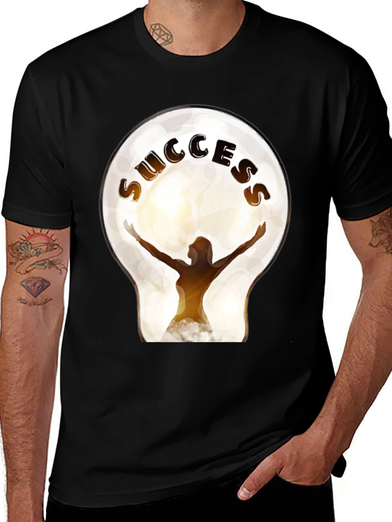 Success Graphic T-Shirt - Motivational Design