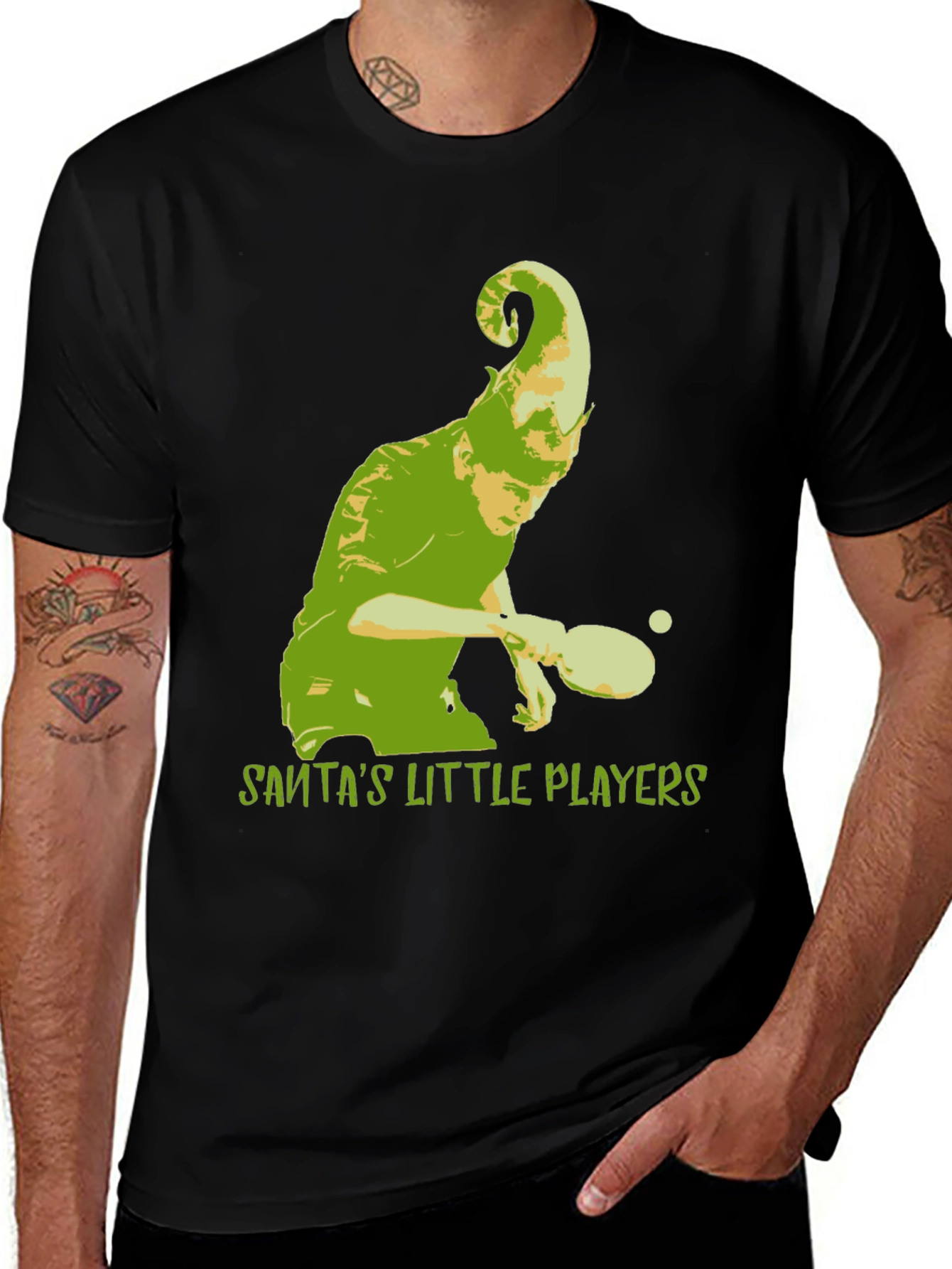 Variant 14 of Santa's Little Players Graphic Tee