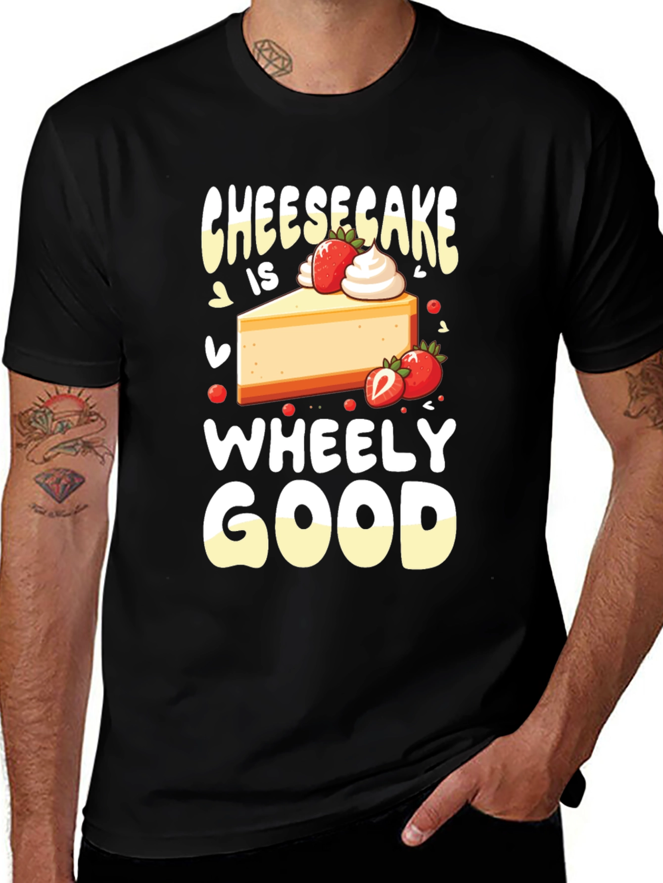 Variant 5 of Cheesecake Wheely Good Graphic Tee
