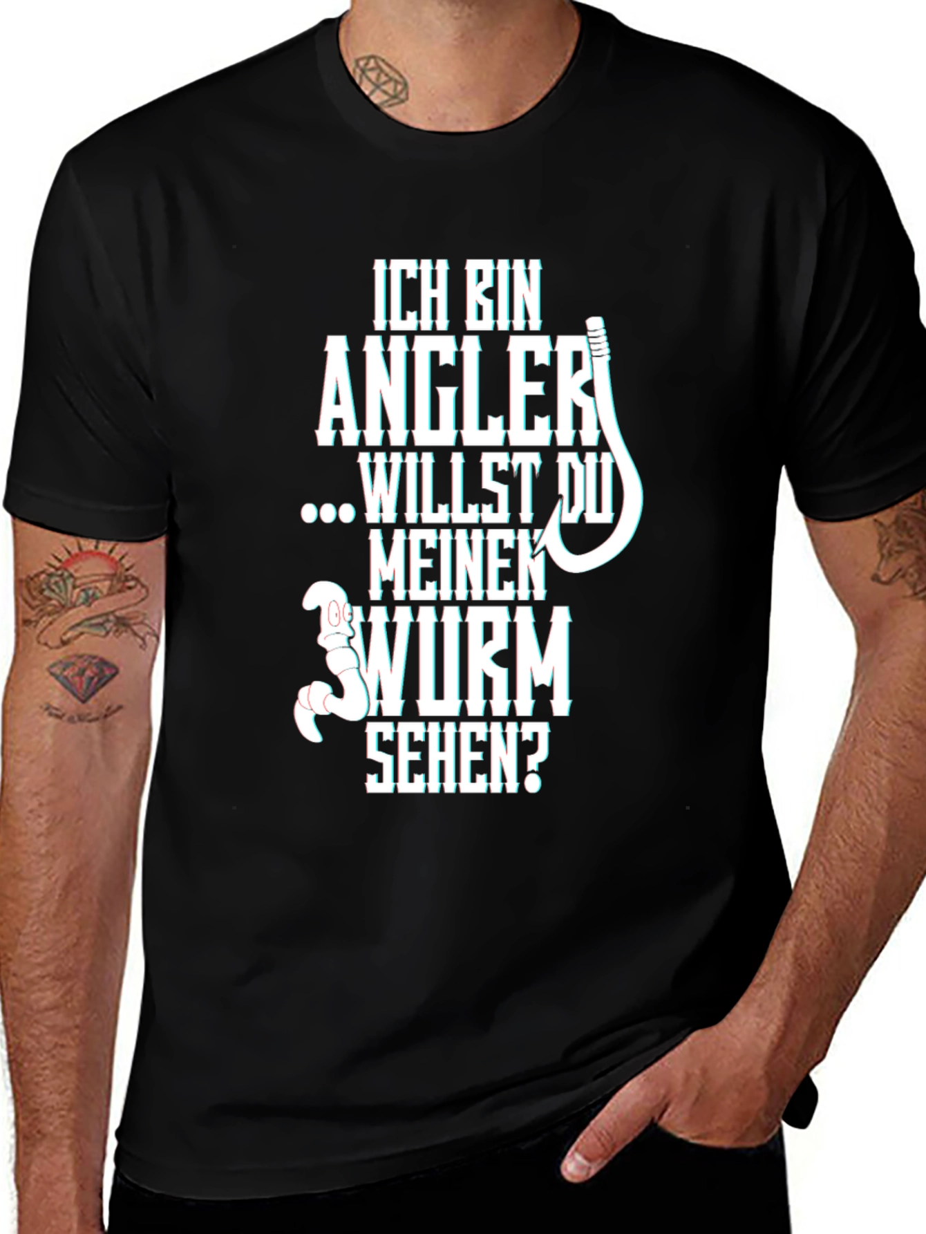 Variant 22 of Ich Bin Angler - Fisherman Humor T-Shirt
