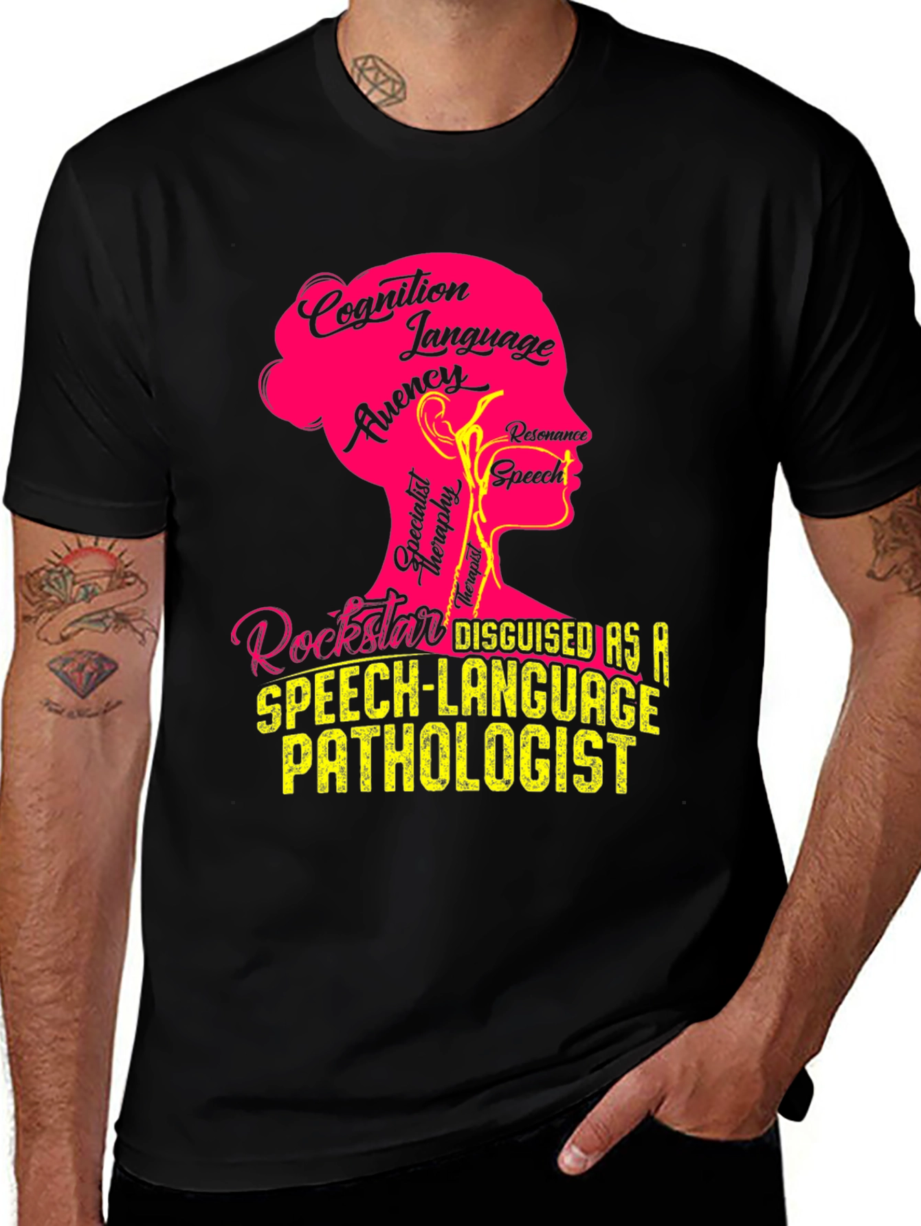 Rockstar Speech Language Pathologist T-Shirt
