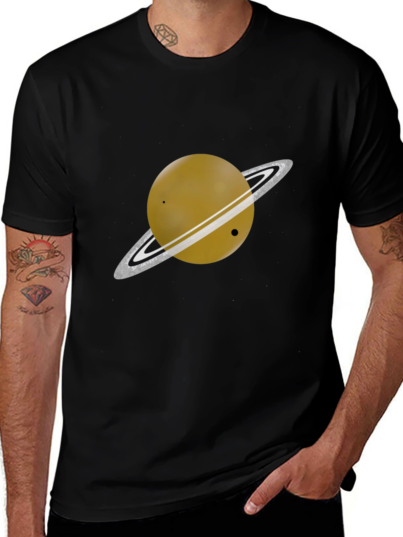 Saturn Graphic T-Shirt - Space Lover Apparel