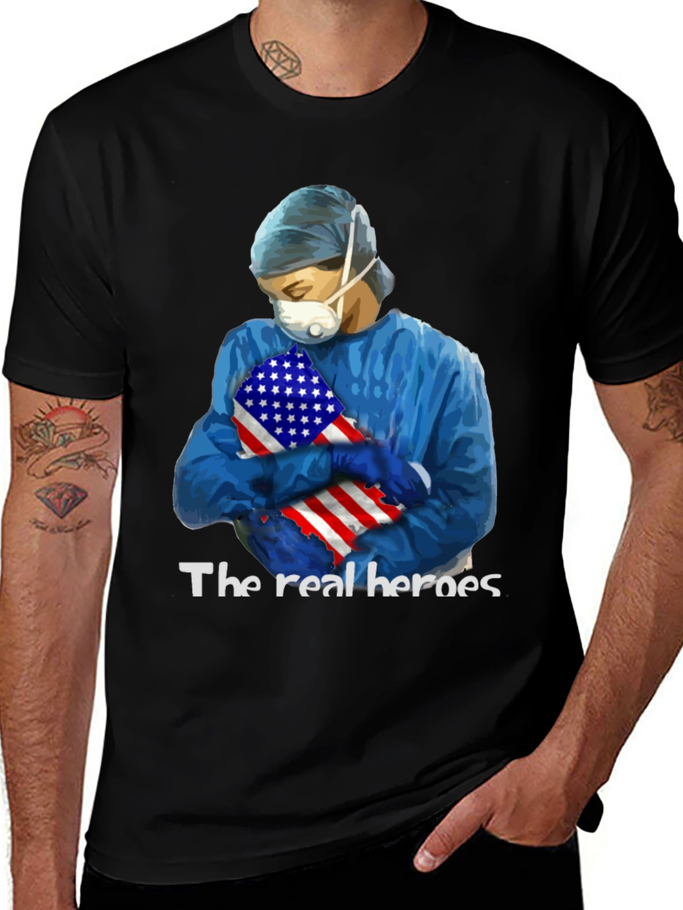 Variant 6 of Heroic Tribute T-Shirt: Saluting Medical Heroes