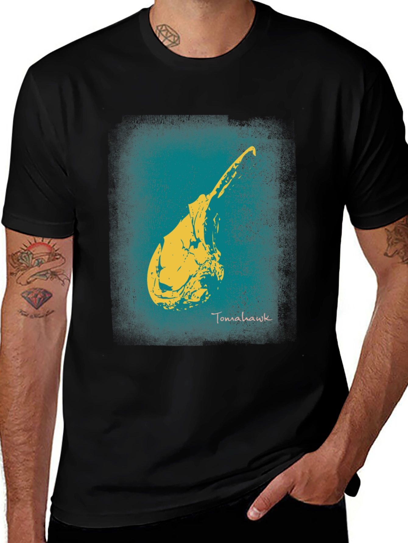 Tomahawk Steak Graphic Tee - Unique Foodie T-Shirt