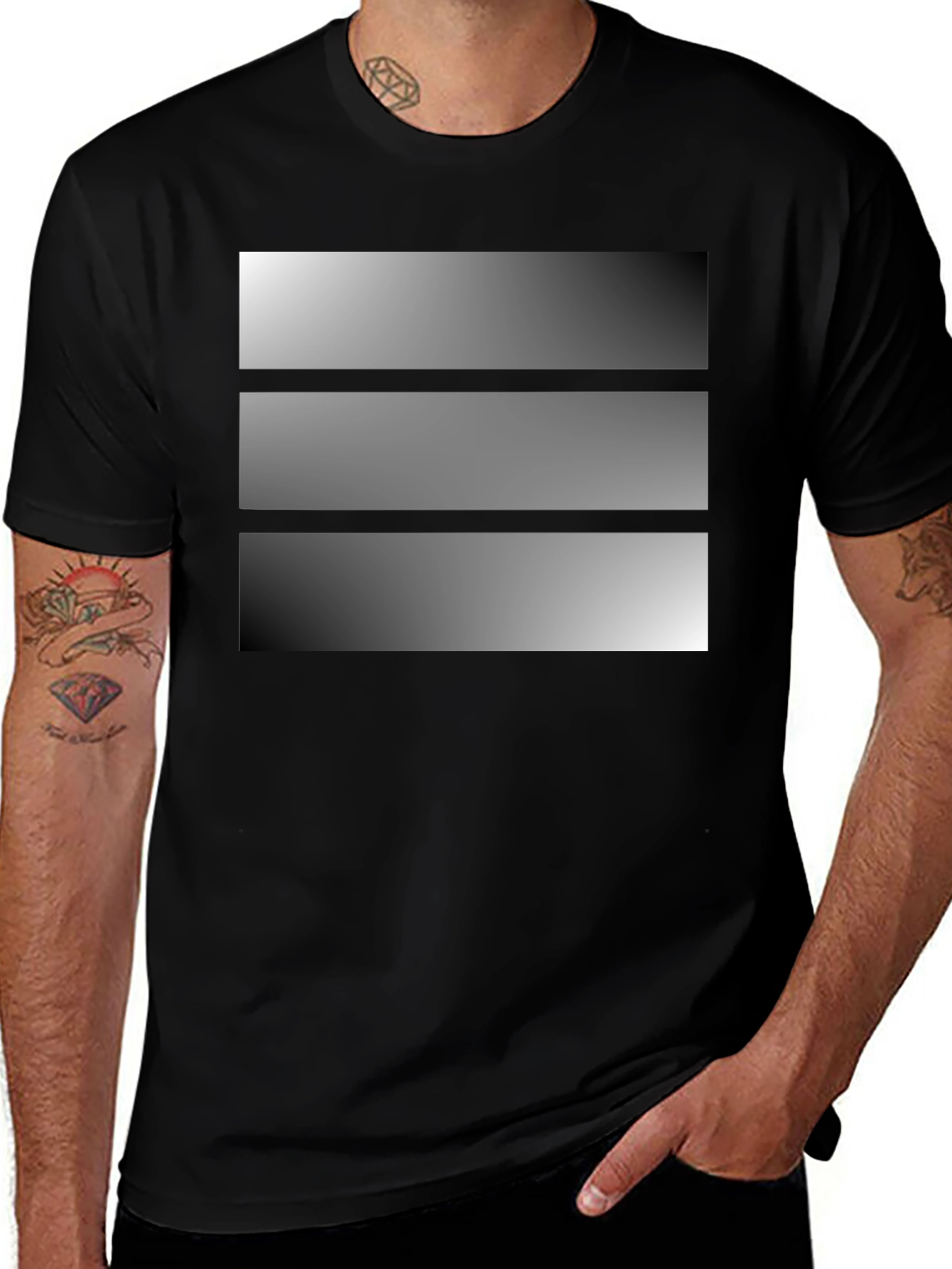 Variant 9 of Modern Graphic T-Shirt - Gradient Design