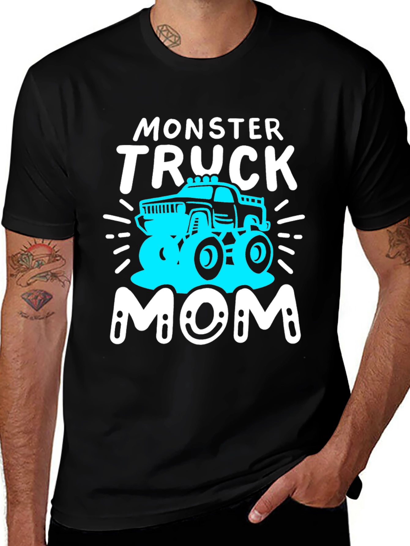 Variant 19 of Monster Truck Mom T-Shirt
