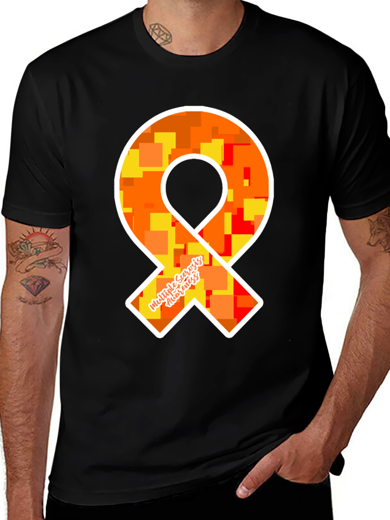 MS Awareness Ribbon T-Shirt - Show Your Support!