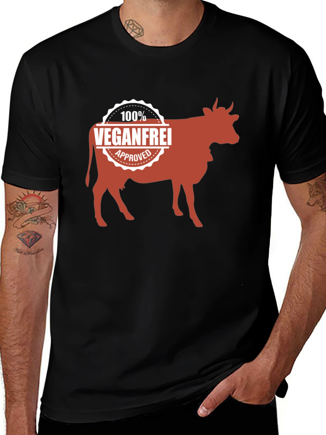 Variant 30 of Veganfrei T-Shirt - 100% Vegan Approved
