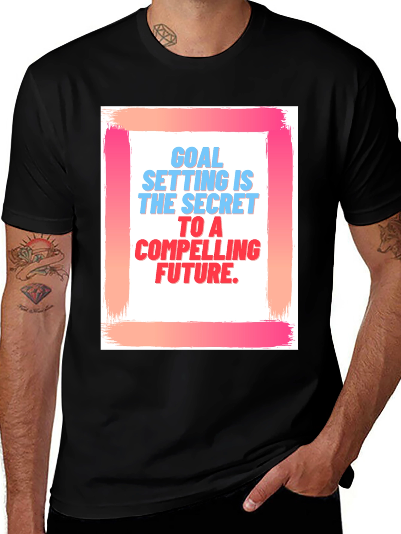 Variant 16 of Goal Setting T-Shirt - Compelling Future Motivation Tee