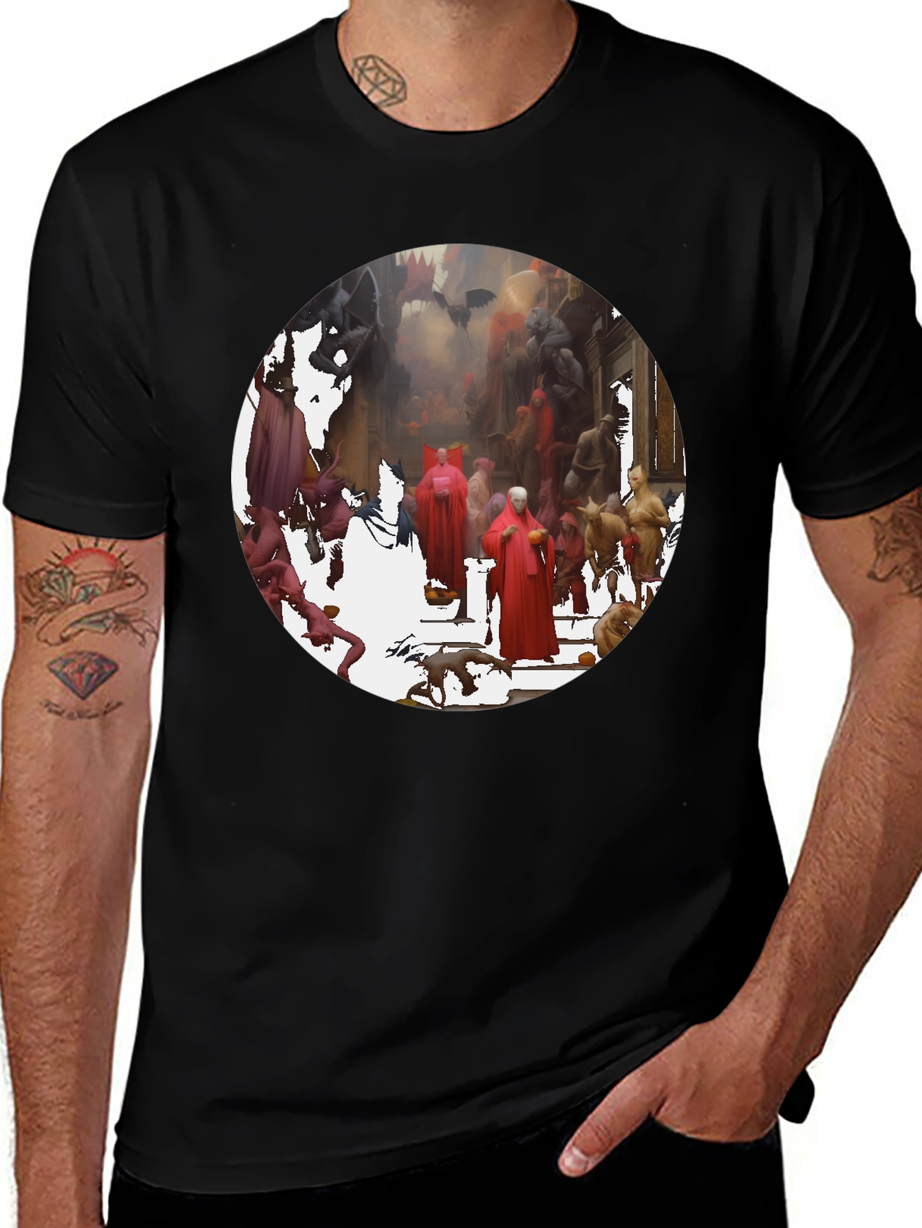 Variant 21 of Hieronymus Bosch T-Shirt - The Garden of Earthly Delights