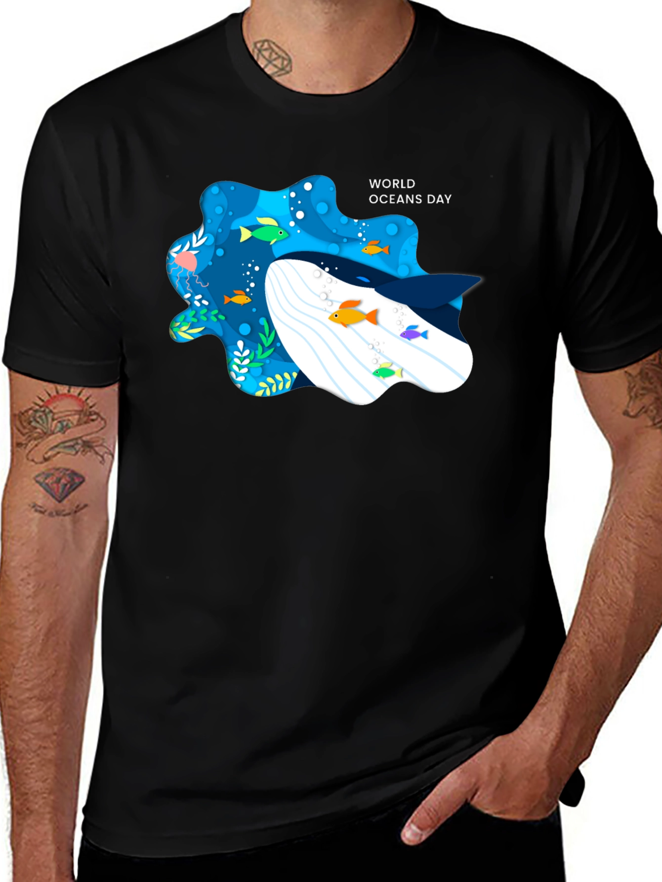 Variant 17 of World Oceans Day Graphic Tee