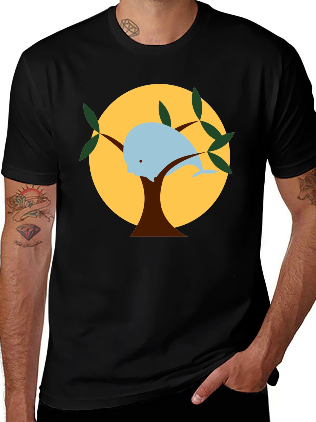 Variant 28 of Whale Tree T-Shirt - Unique Graphic Tee