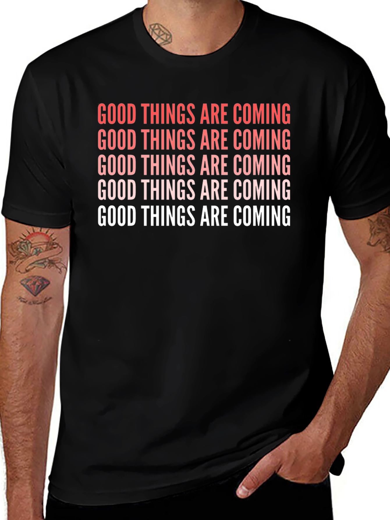 Variant 29 of Good Things Are Coming Graphic Tee - Unisex Comfort