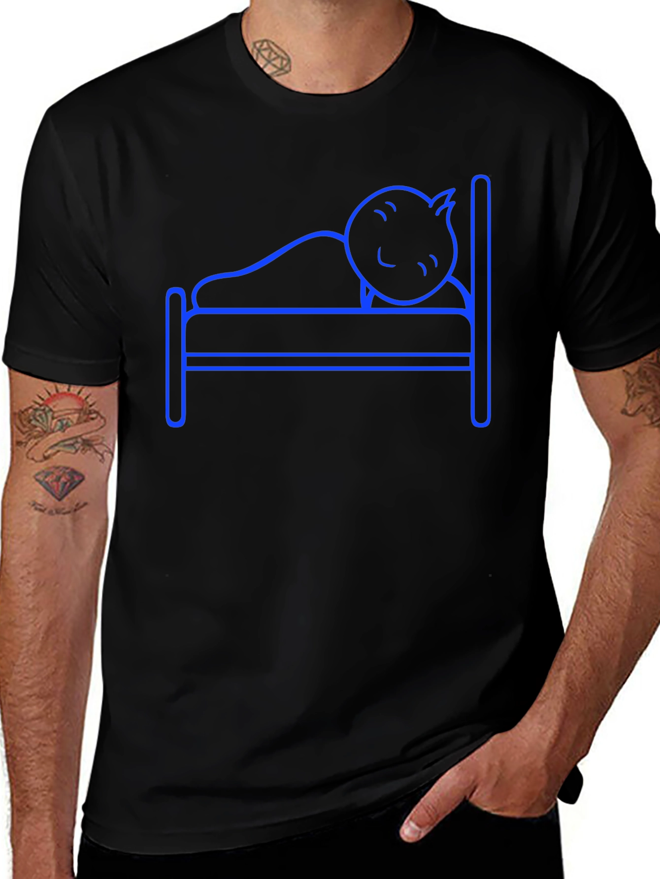 Variant 14 of Sleepy Character Graphic Tee