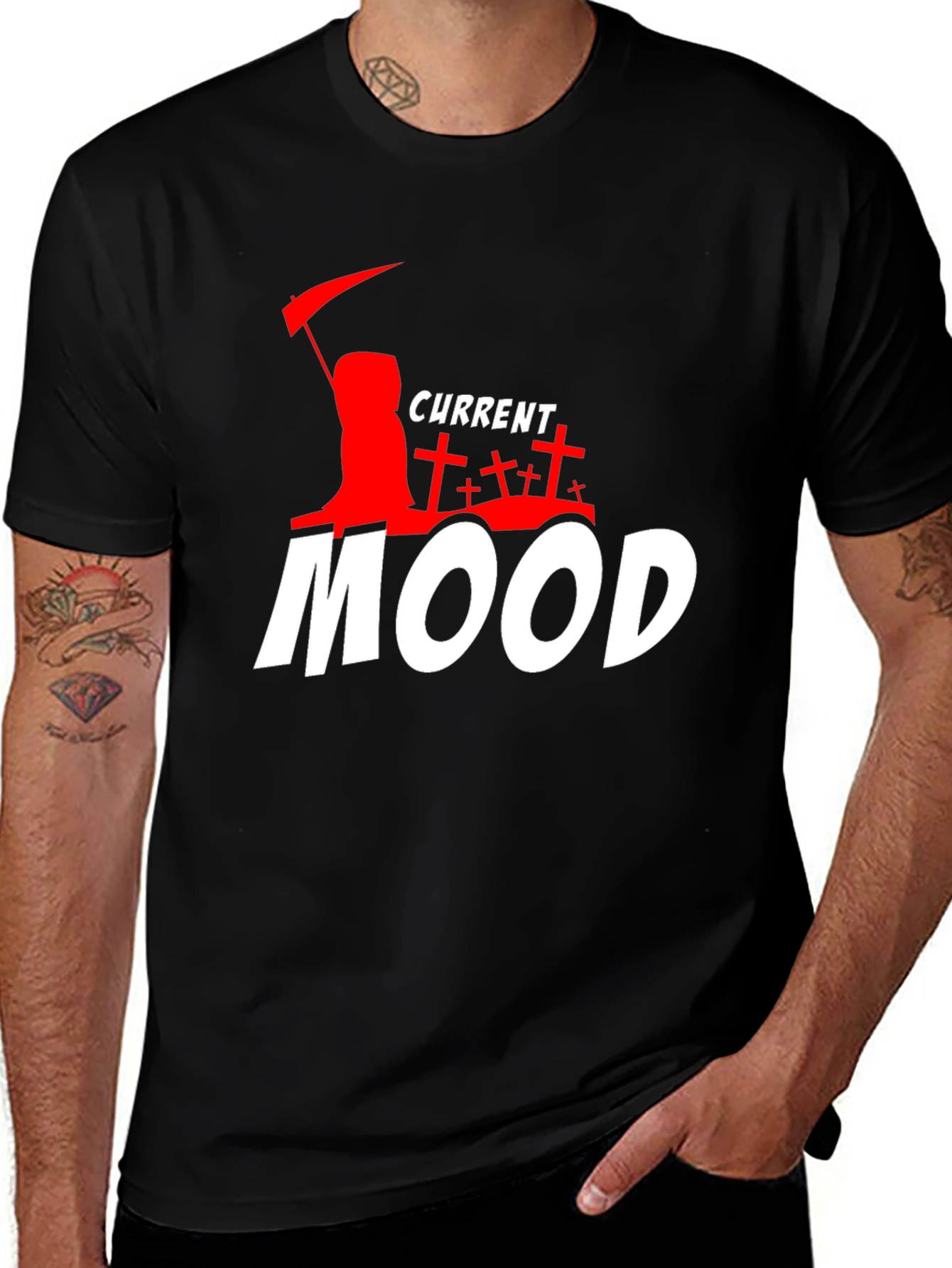 Current Mood Grim Reaper T-Shirt