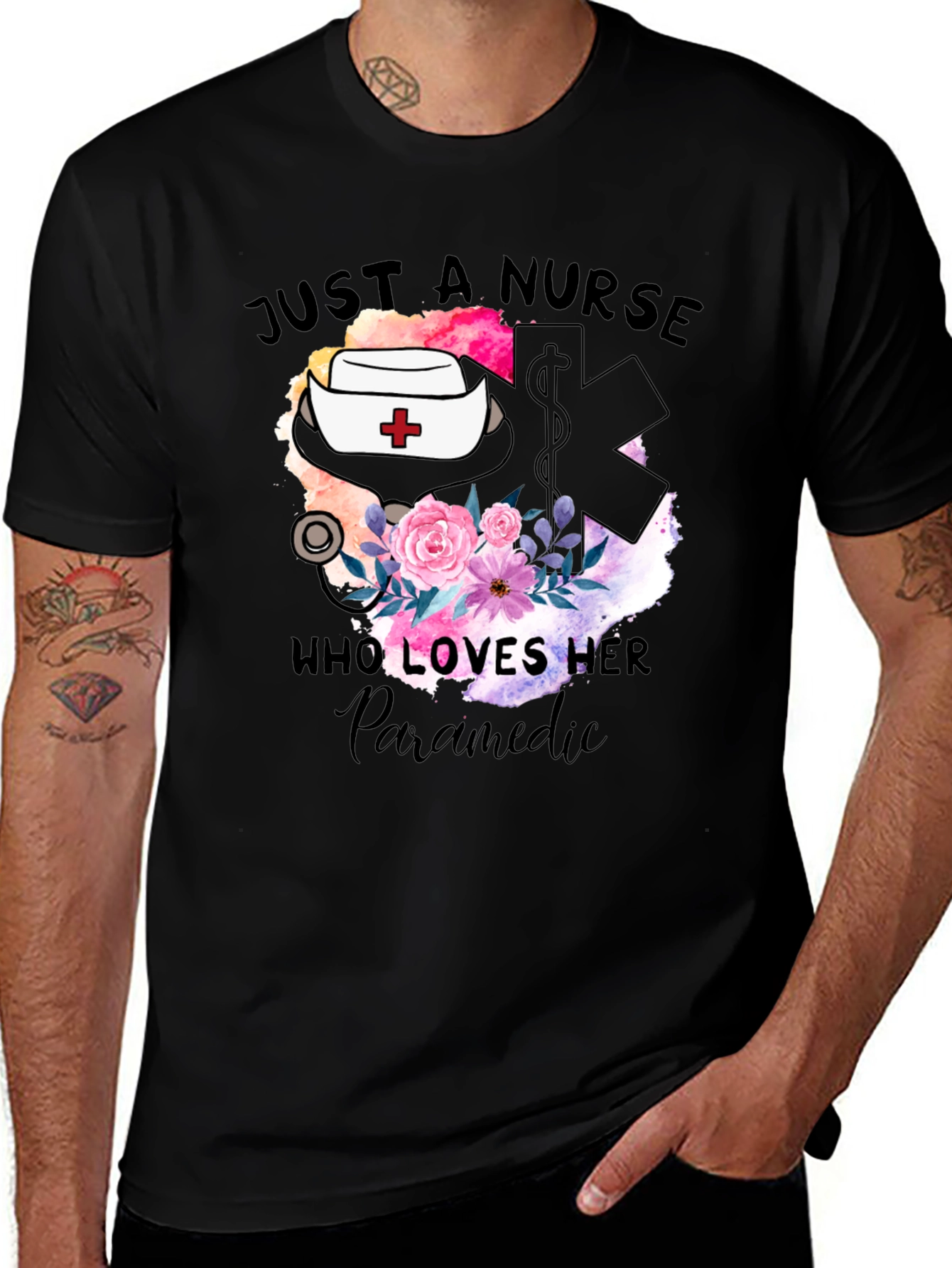 Variant 11 of Nurse & Paramedic Love T-Shirt