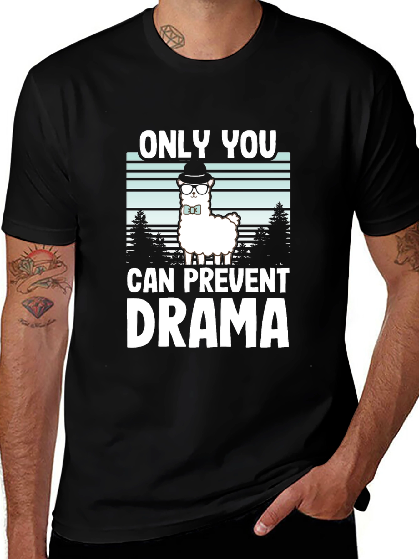 Variant 29 of Only You Can Prevent Drama Alpaca T-Shirt