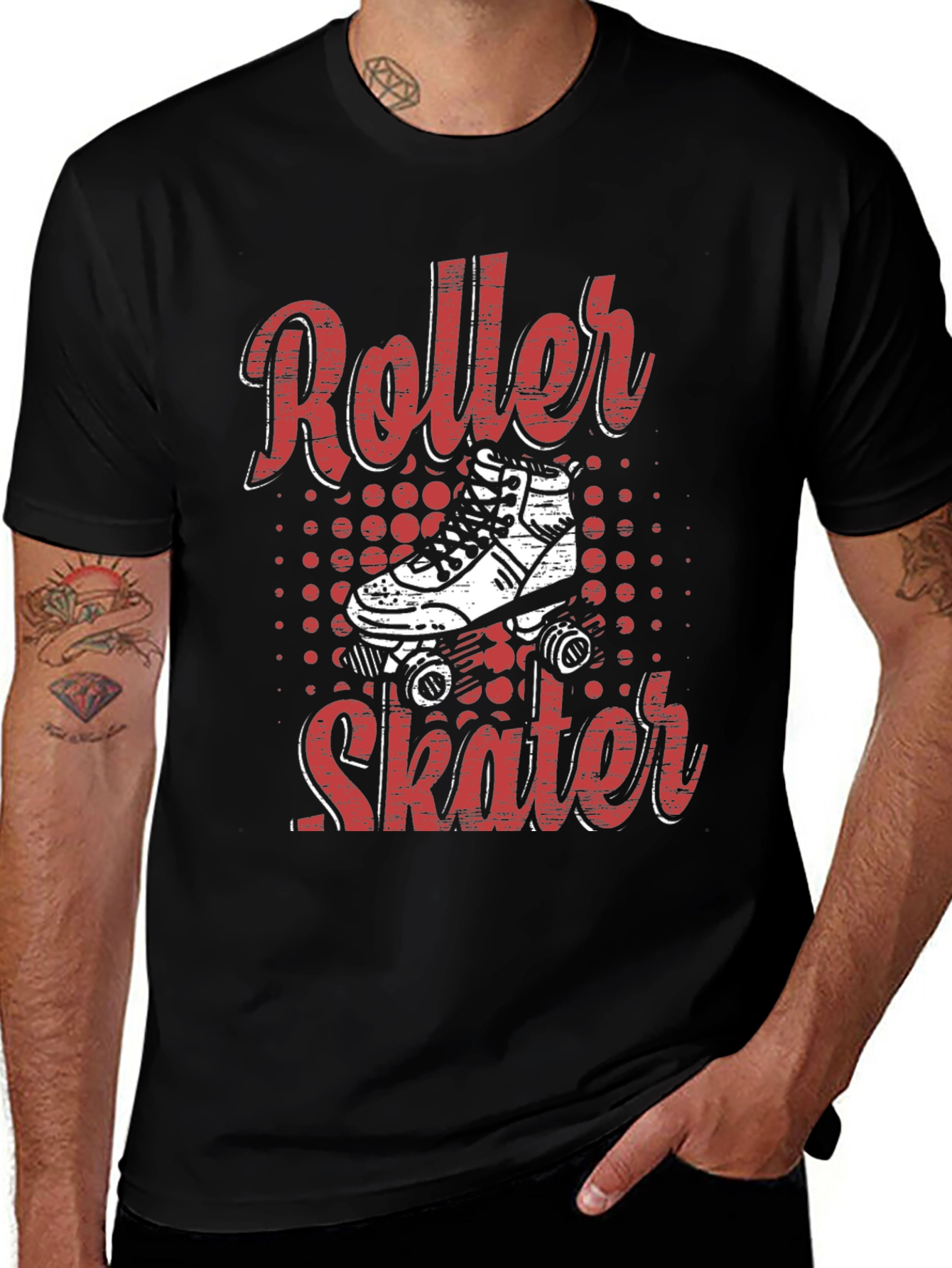 Variant 22 of Roller Skater Graphic Tee - Retro Style Skate Shirt
