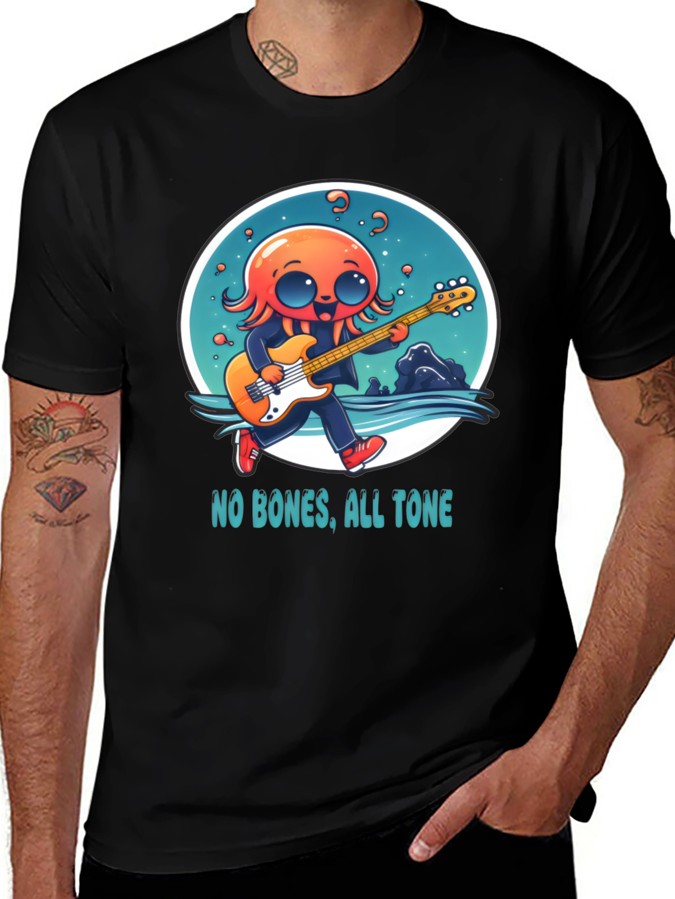 Variant 30 of No Bones All Tone Octopus T-Shirt
