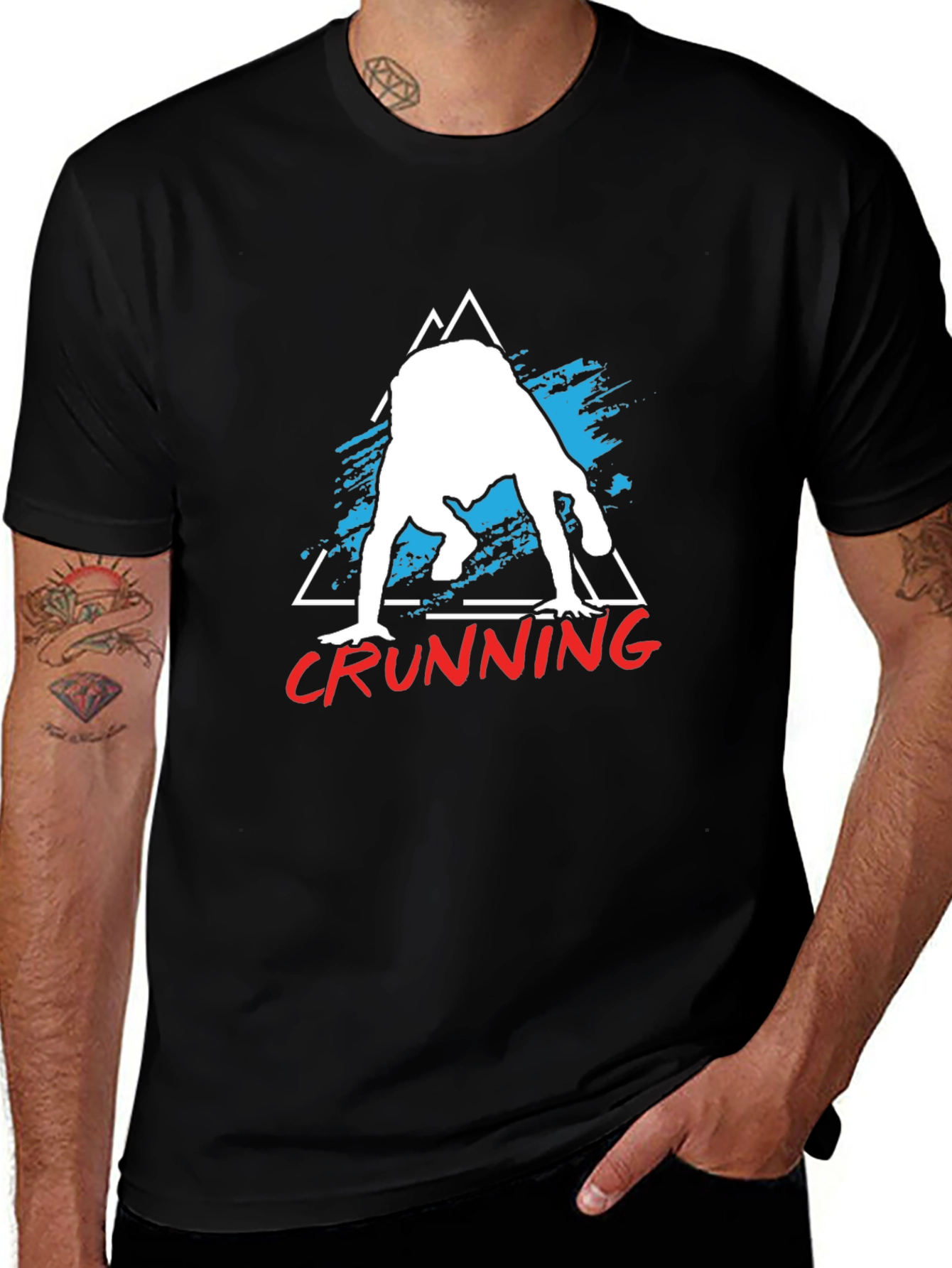 Variant 21 of Crunning T-Shirt - Funky Graphic Tee