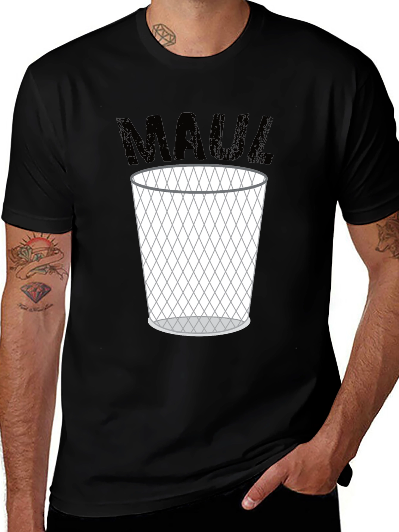Variant 25 of Maul Trash Can Graphic Tee