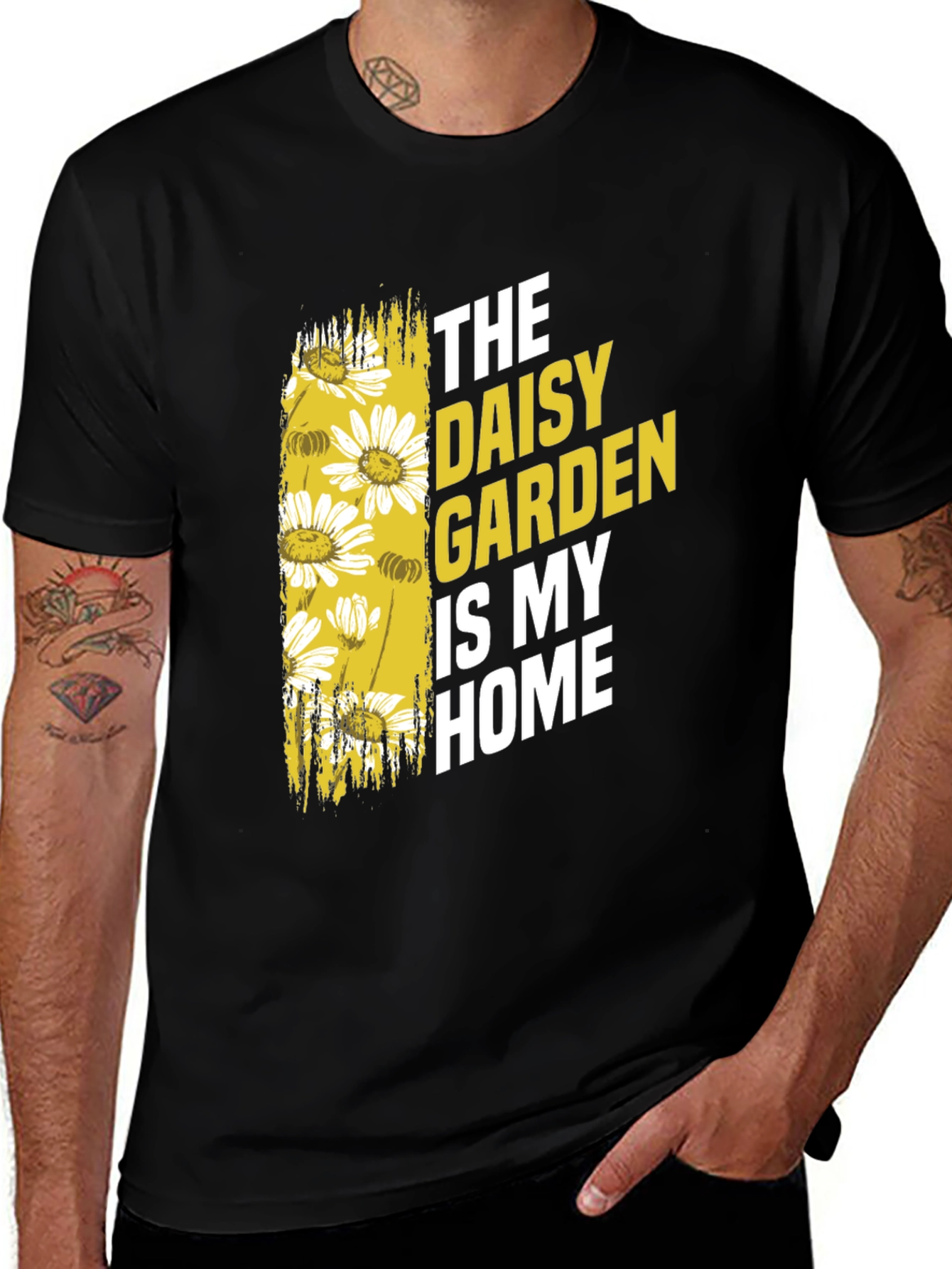 Daisy Garden Graphic Tee - Stylish Casual Wear