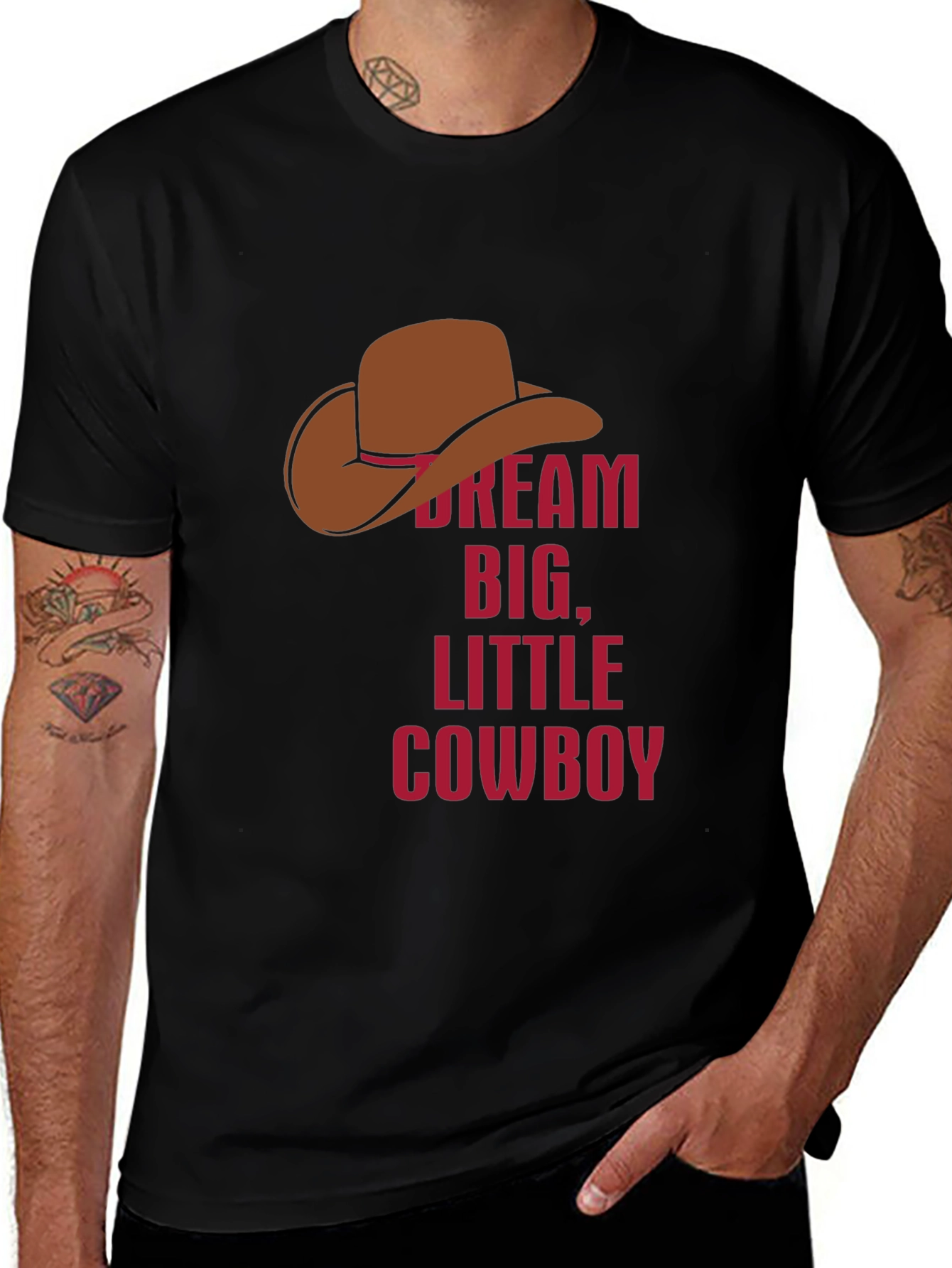 Variant 12 of Dream Big Little Cowboy Graphic Tee