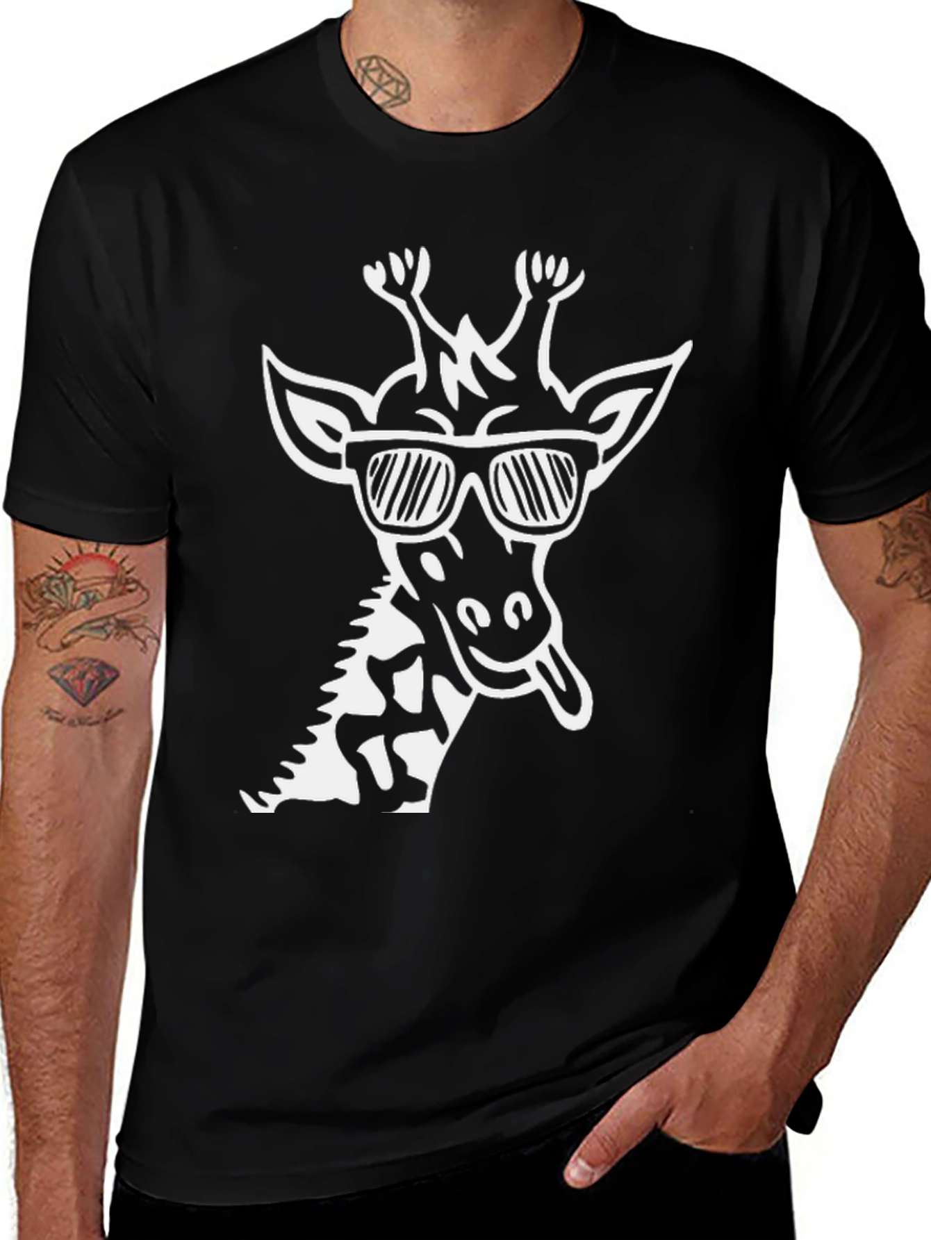 Variant 7 of Cool Giraffe T-Shirt