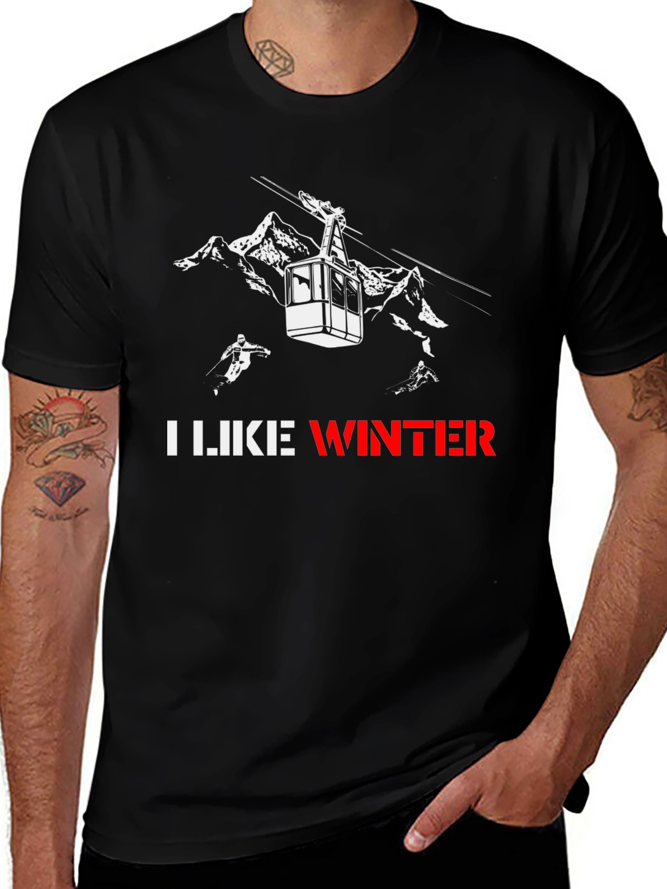 Variant 29 of I Like Winter Graphic Tee