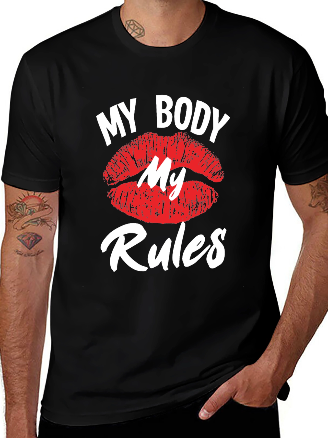 Variant 21 of My Body My Rules Graphic Tee