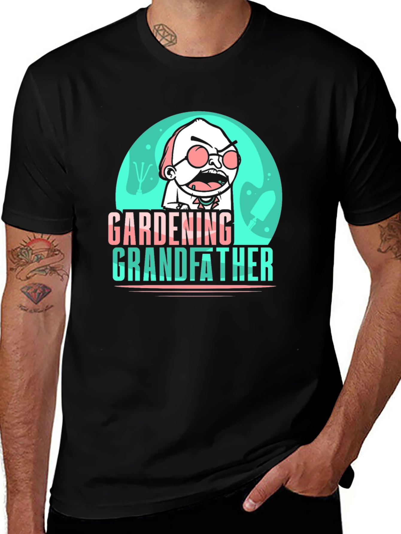 Variant 19 of Gardening Grandfather Graphic Tee