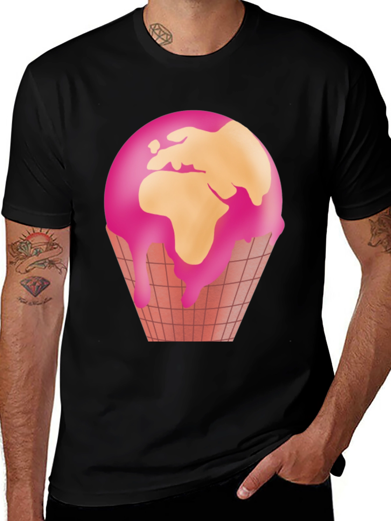 Melting Earth T-Shirt - Global Warming Awareness Tee