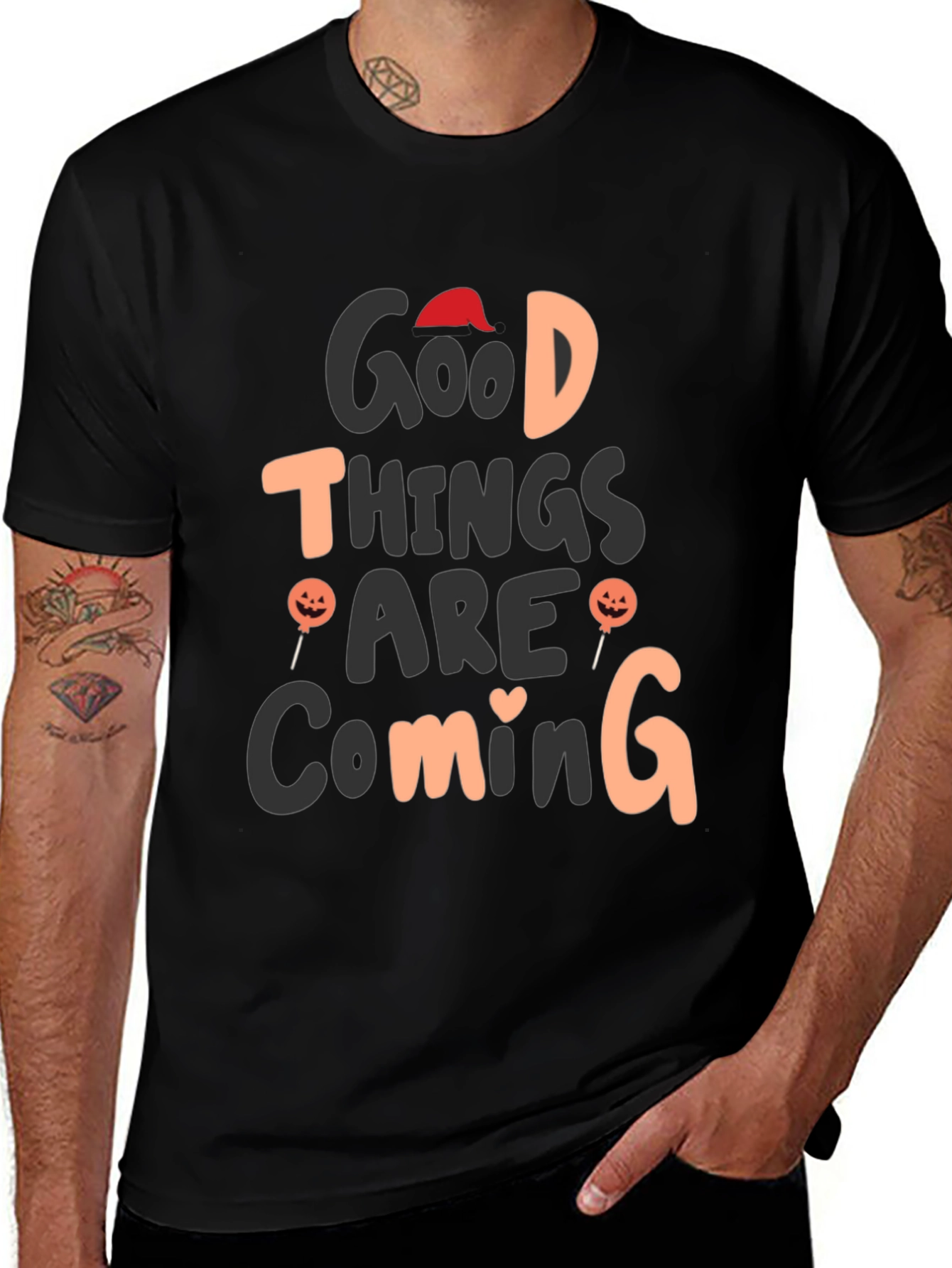 Variant 30 of Good Things Coming T-Shirt - Festive Halloween