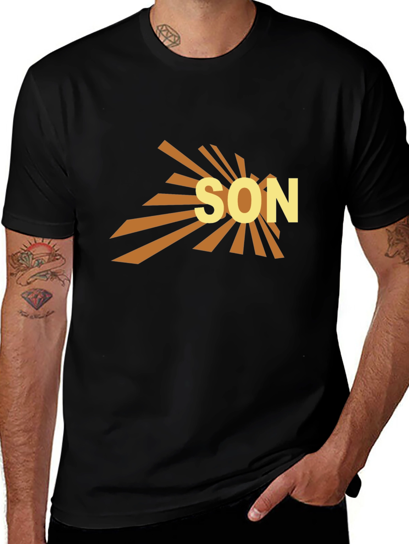 Variant 19 of Son Graphic Tee - Casual Style