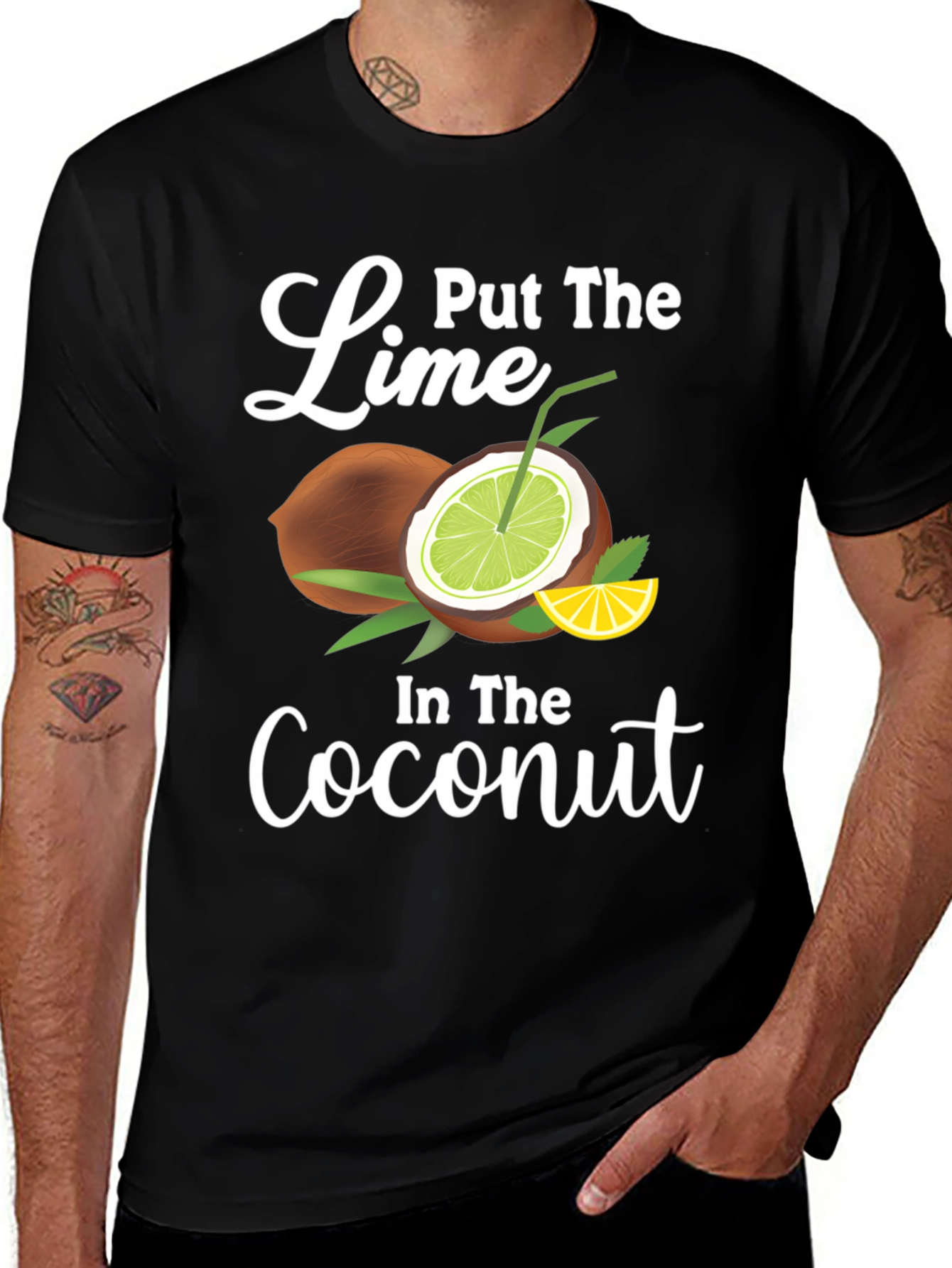 Variant 12 of Put the Lime in the Coconut Graphic Tee